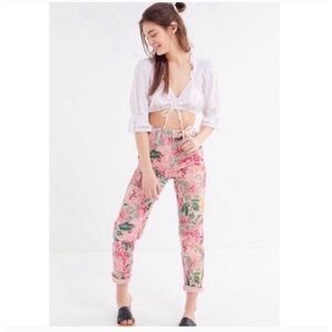 BDG Floral Mom Jeans 28
